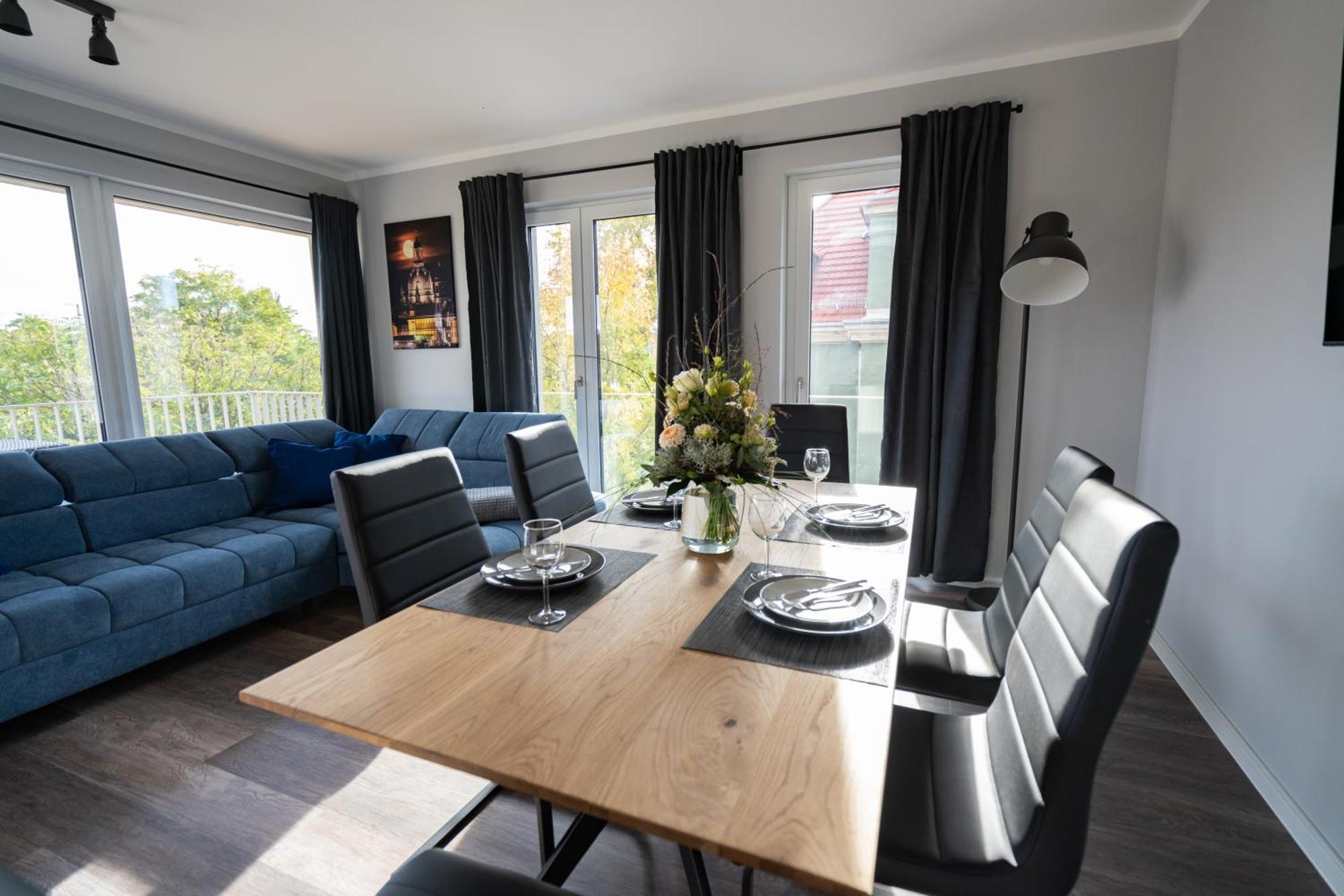 Cozy City Dream Apartment Mit Terrasse Und Parkplatz - 90M² Дрезден Экстерьер фото